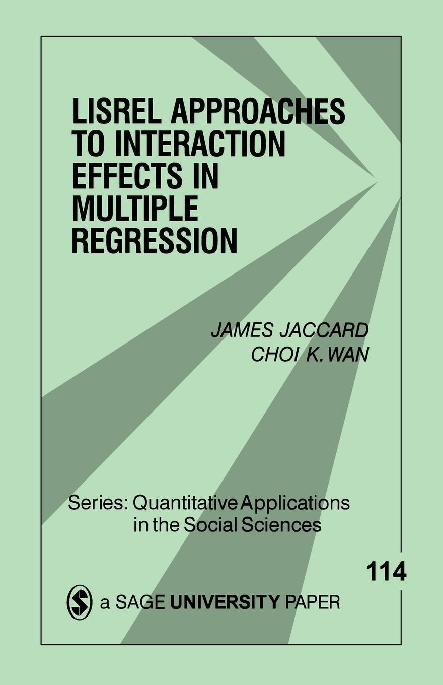 Cover: 9780803971790 | Lisrel Approaches to Interaction Effects in Multiple Regression | Buch