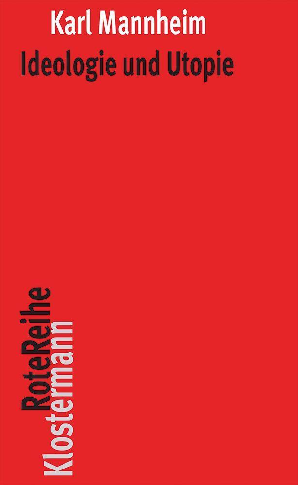 Cover: 9783465042341 | Ideologie und Utopie | Karl Mannheim | Taschenbuch | XVI | Deutsch