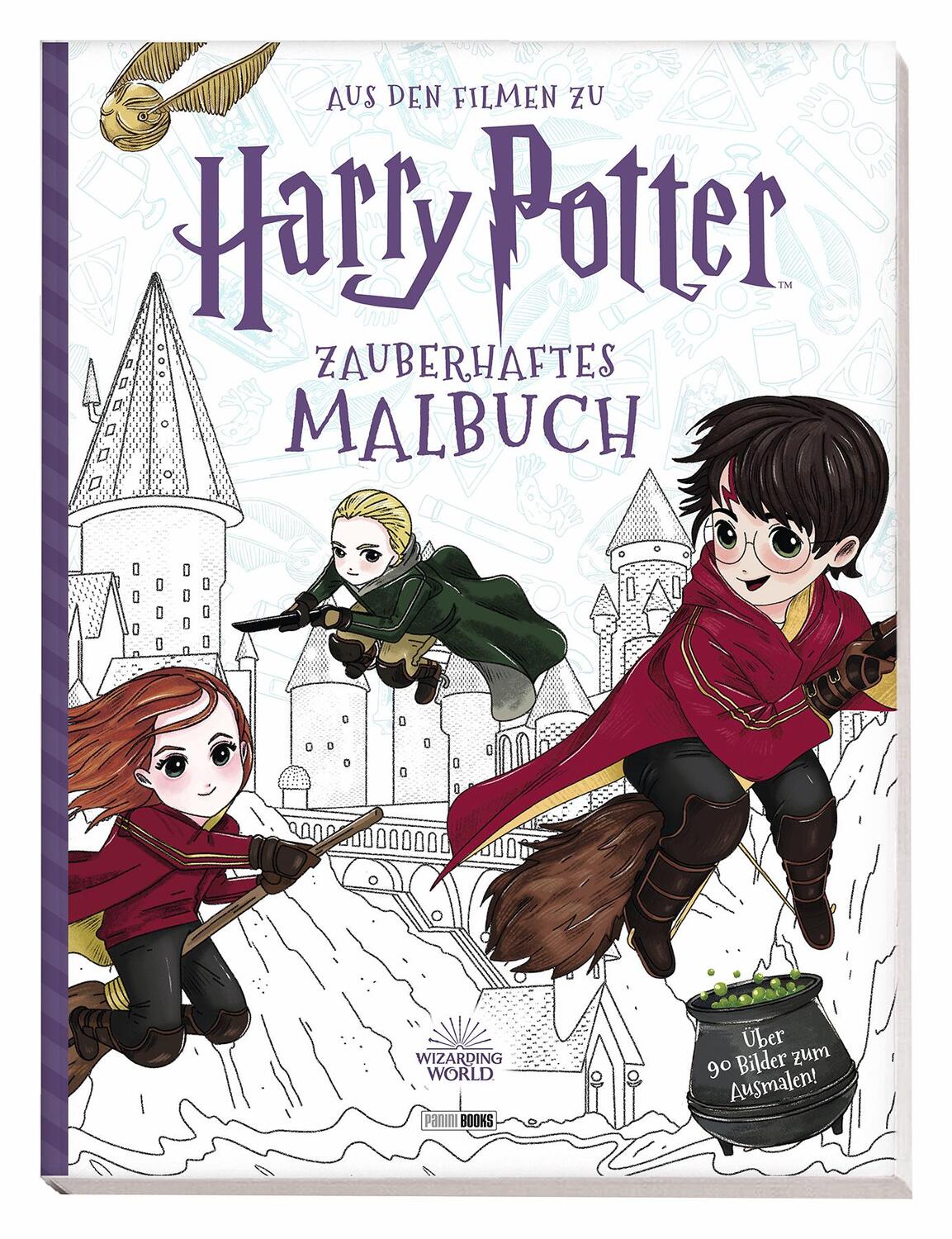 Cover: 9783833243288 | Aus den Filmen zu Harry Potter: Zauberhaftes Malbuch | Spinner (u. a.)