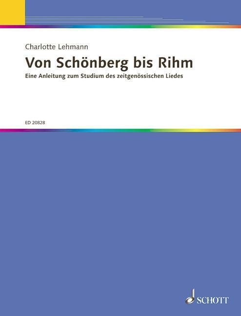 Cover: 9783795759957 | Von Schönberg bis Rihm | Charlotte Lehmann | Taschenbuch | 120 S.