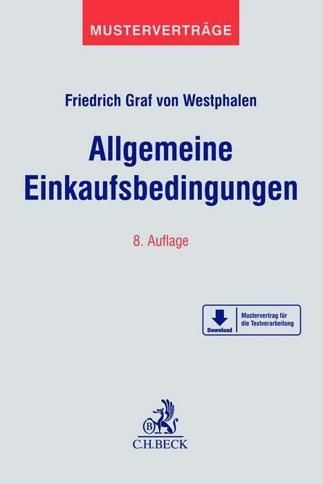 Cover: 9783406795701 | Allgemeine Einkaufsbedingungen | Friedrich Graf von Westphalen | Buch