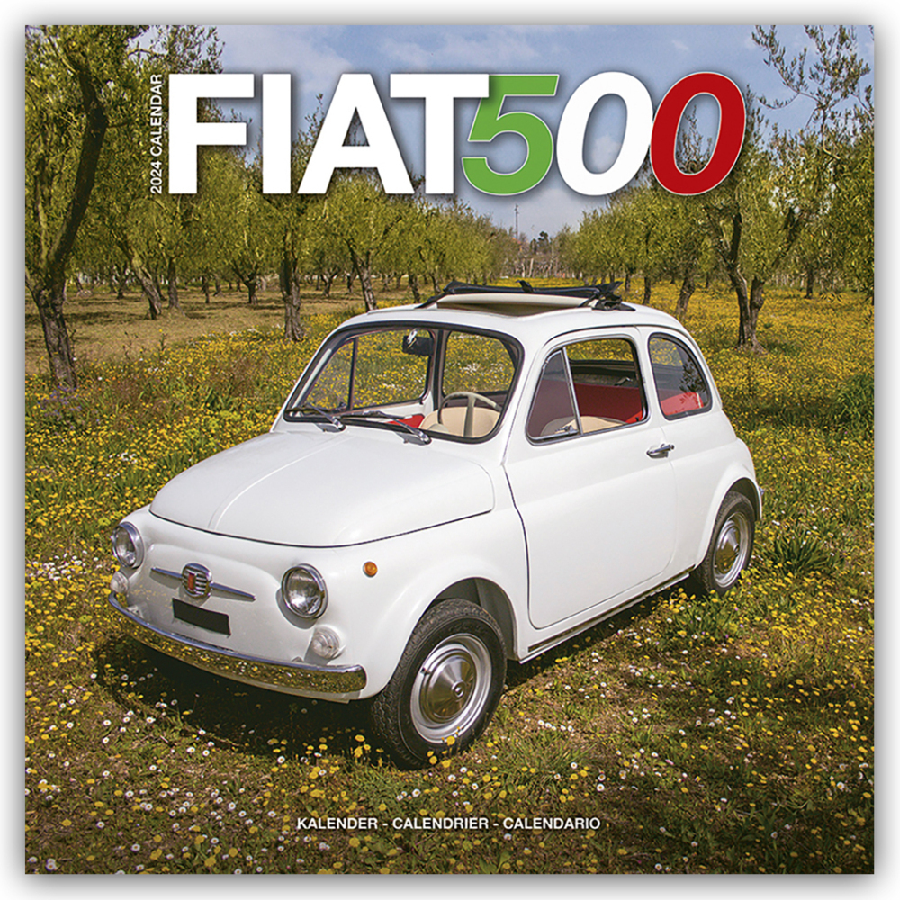 Cover: 9781804601716 | Fiat 500 2024 - 16-Monatskalender | Avonside Publishing Ltd. | 13 S.