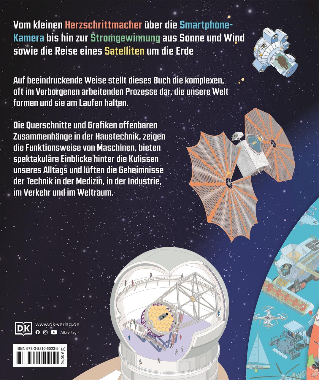 Rückseite: 9783831050239 | Das große Buch der Technik | DK Verlag - Kids | Buch | 208 S. | 2025