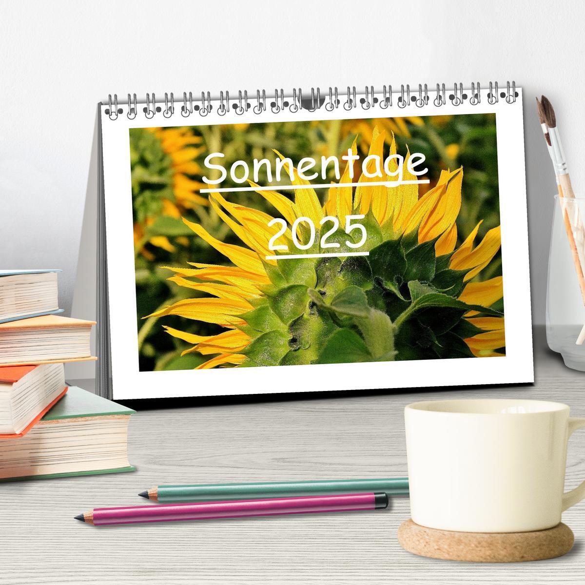 Bild: 9783435756100 | Sonnentage 2025 (Tischkalender 2025 DIN A5 quer), CALVENDO...