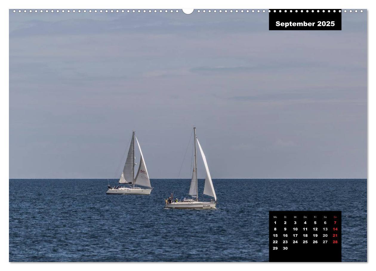 Bild: 9783435590421 | Maritime Seebilder - Von der Ostsee zur Nordsee (Wandkalender 2025...