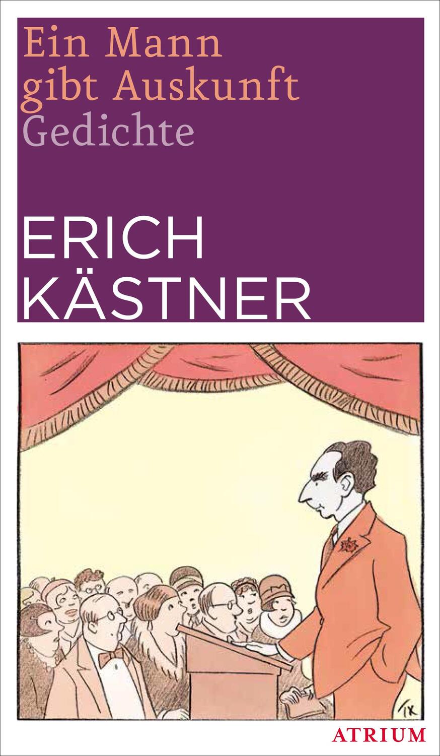 Cover: 9783855353859 | Ein Mann gibt Auskunft (NA) | Gedichte | Erich Kästner | Buch | 108 S.