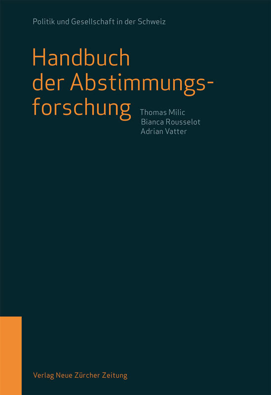 Cover: 9783038239093 | Handbuch der Abstimmungsforschung | Thomas Milic (u. a.) | Taschenbuch
