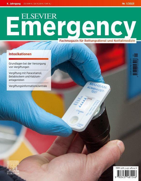 Cover: 9783437481246 | ELSEVIER Emergency. Intoxikationen. 1/2023 | Claudia Schwarz | Deutsch