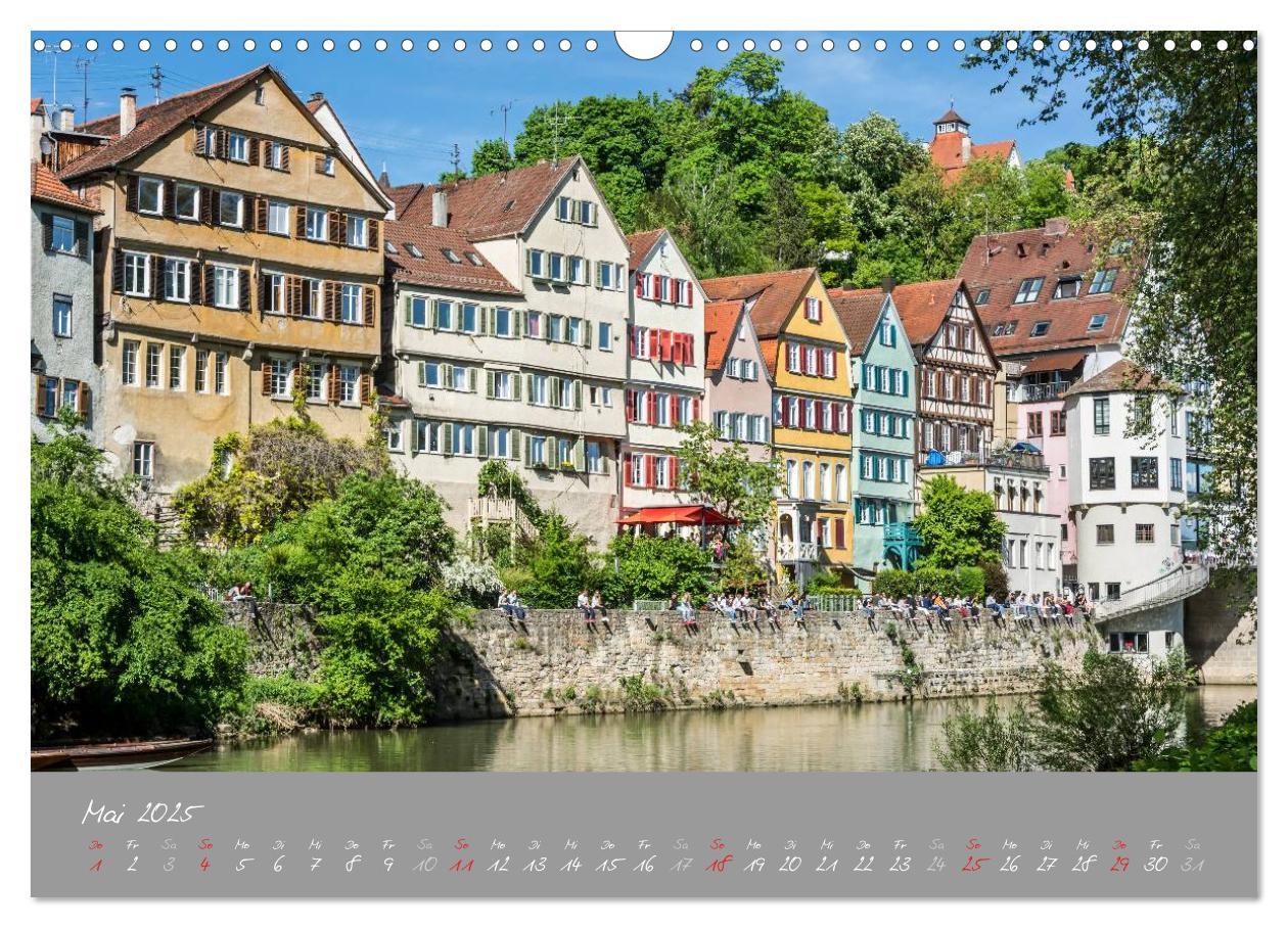 Bild: 9783435571512 | Zwölf Monate in Tübingen (Wandkalender 2025 DIN A3 quer), CALVENDO...