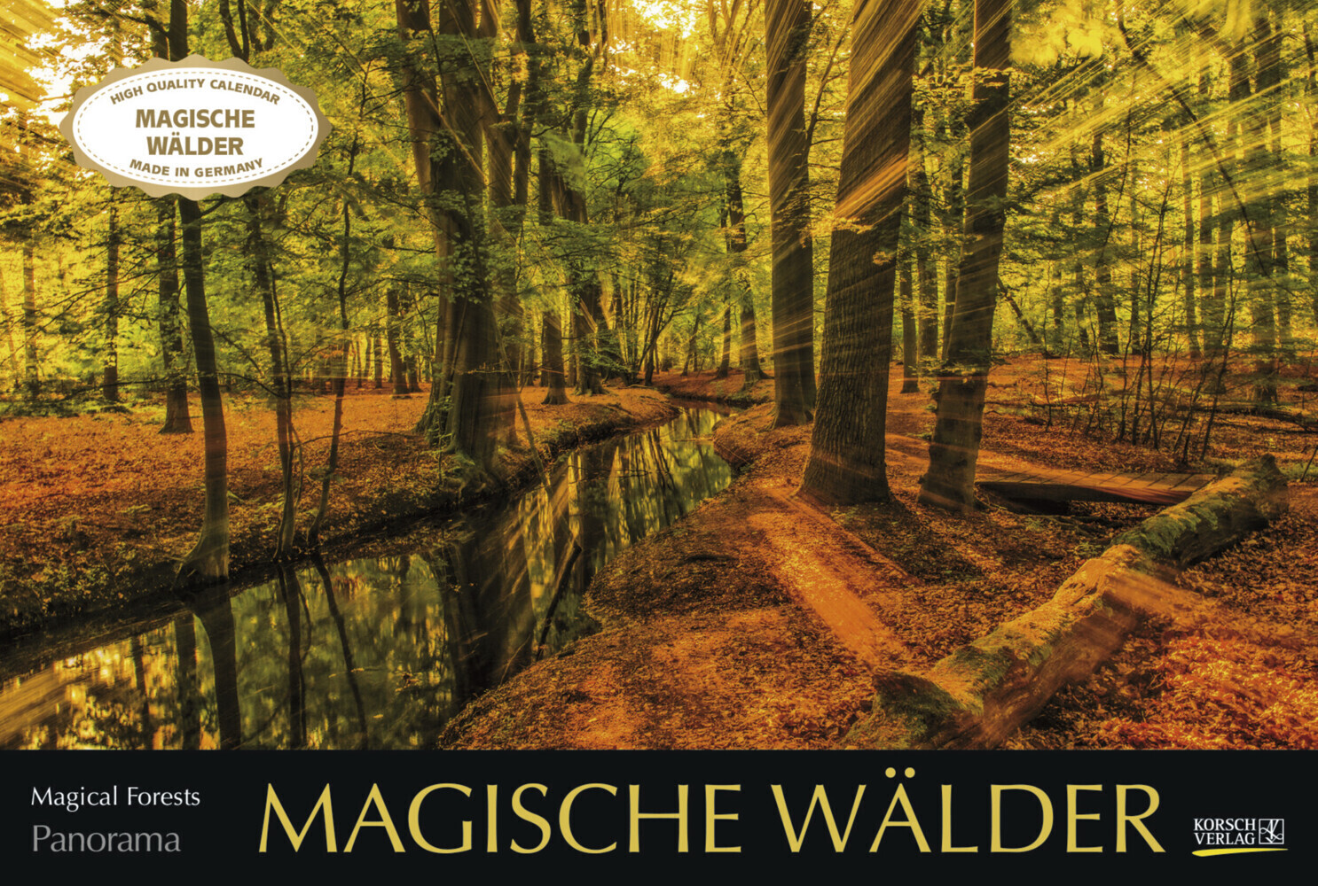 Cover: 9783731868781 | Magische Wälder 2024 | Korsch Verlag | Kalender | Spiralbindung | 2024