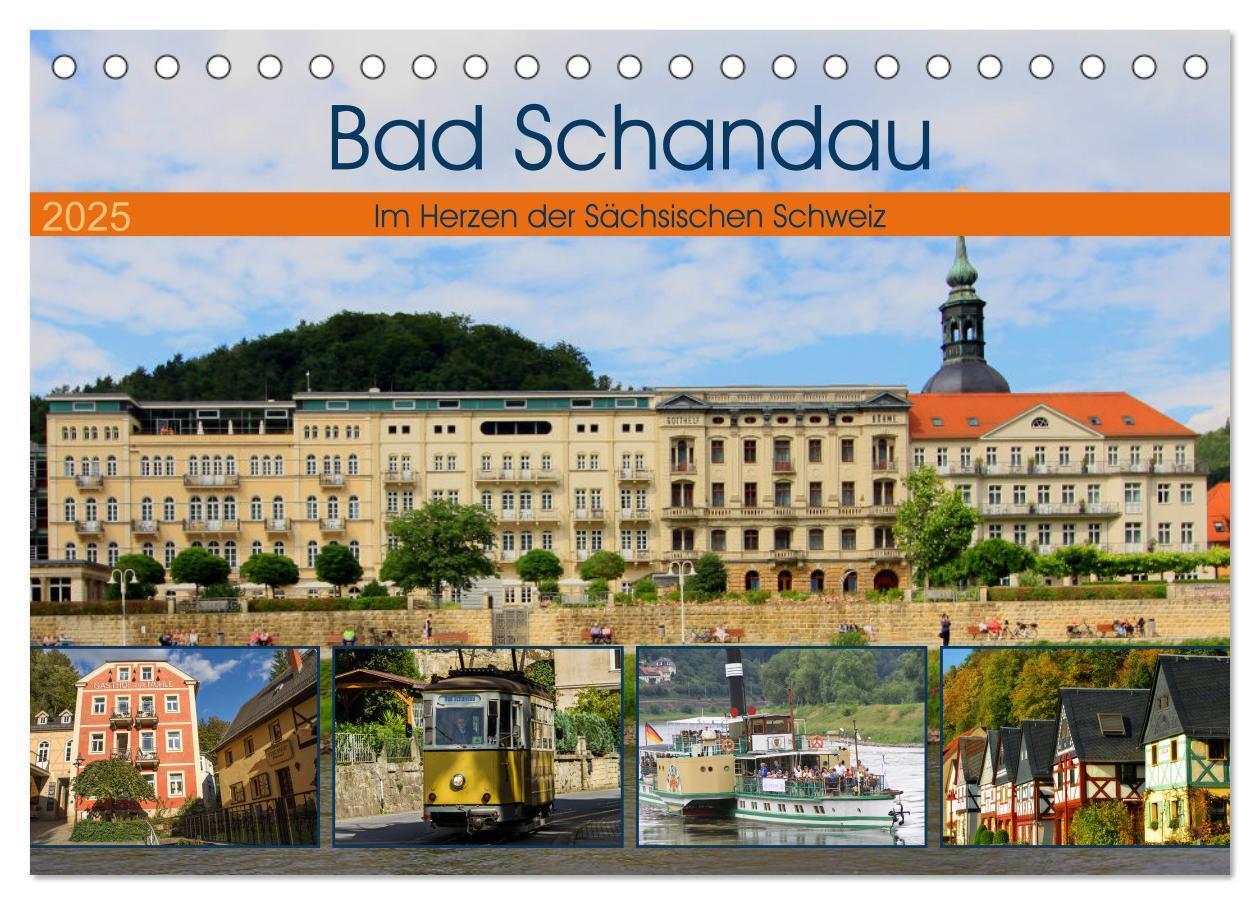 Cover: 9783383977244 | Bad Schandau ¿ Im Herzen der Sächsischen Schweiz (Tischkalender...