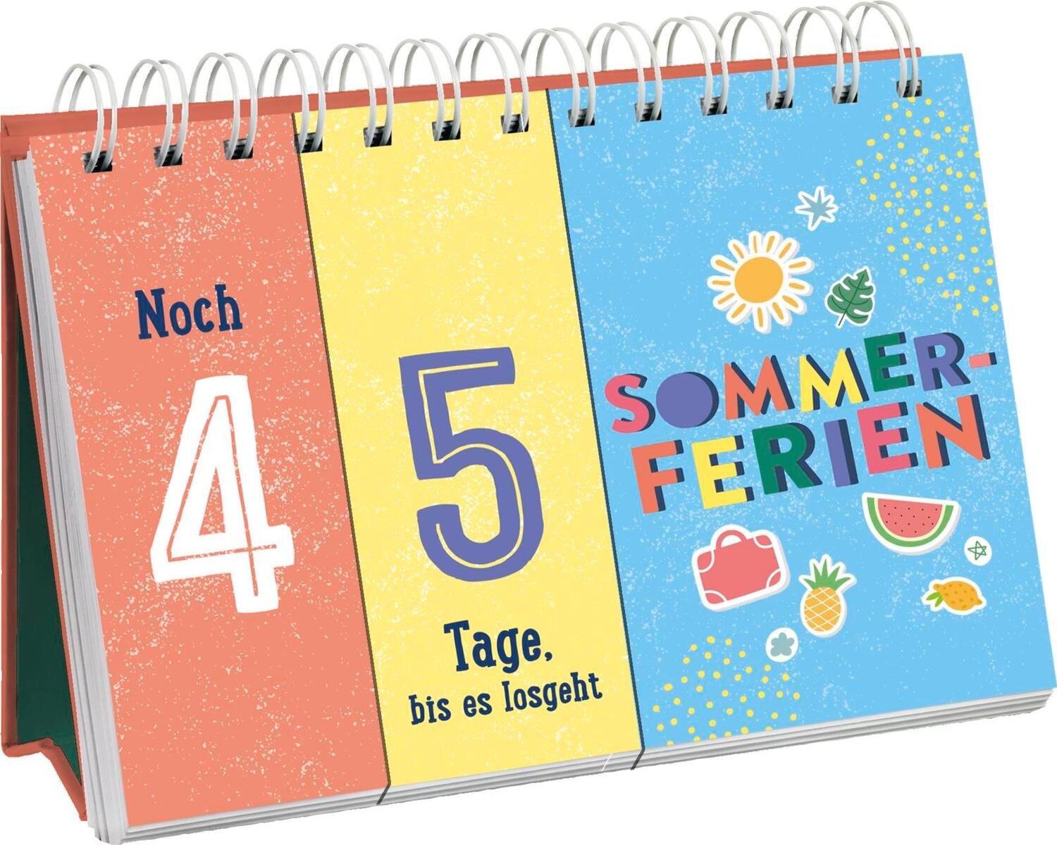 Bild: 9783629008923 | Mein Ferien-Countdown | Pattloch Verlag | Taschenbuch | Spiralbindung