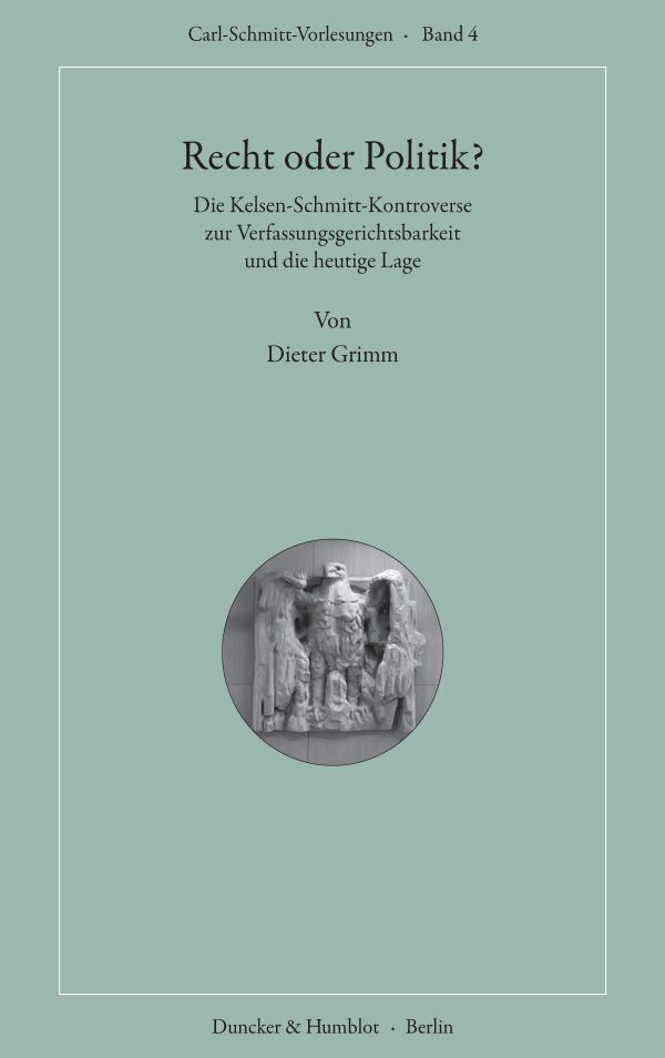 Cover: 9783428180998 | Recht oder Politik? | Dieter Grimm | Taschenbuch | 51 S. | Deutsch