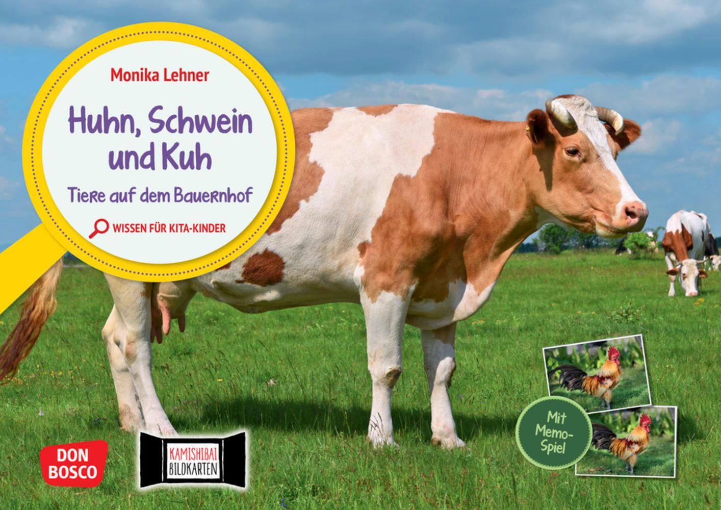 Cover: 4260179517266 | Huhn, Schwein und Kuh. Tiere auf dem Bauernhof. Kamishibai...