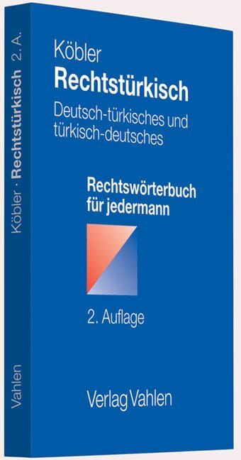 Cover: 9783800639182 | Rechtstürkisch | Gerhard Köbler | Taschenbuch | XXV | Deutsch | 2011