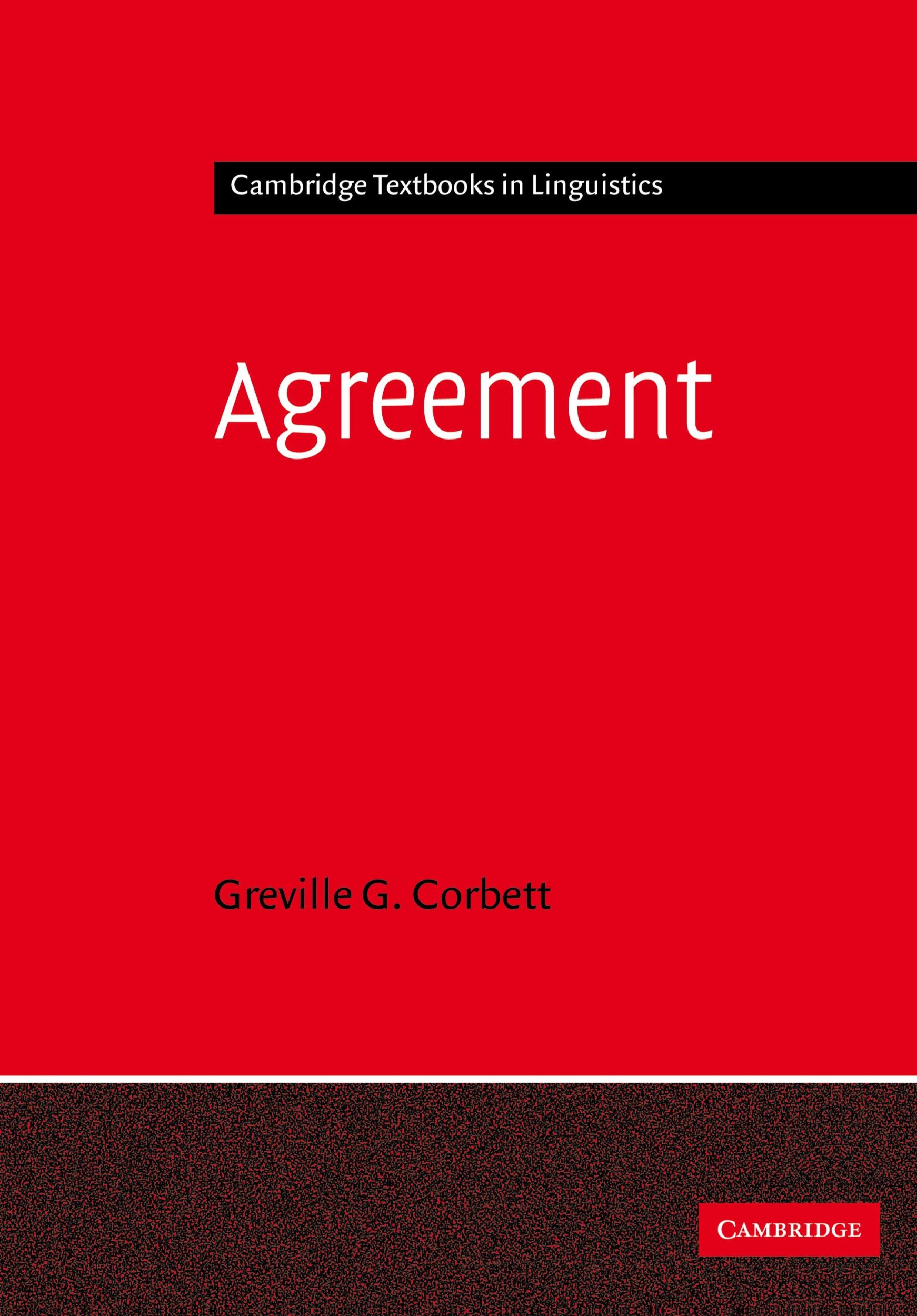 Cover: 9780521001700 | Agreement | Greville G. Corbett | Taschenbuch | Englisch | 2008