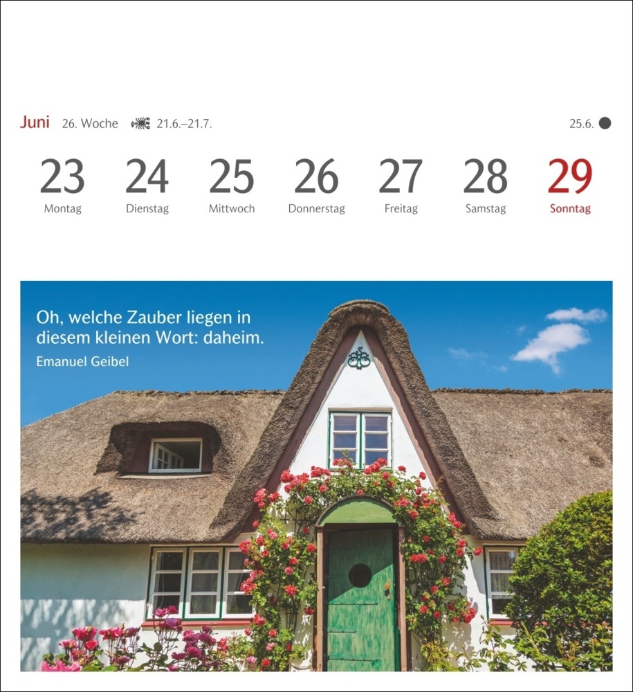 Bild: 9783840033834 | Momente des Glücks Postkartenkalender 2025 - Wochenkalender mit...