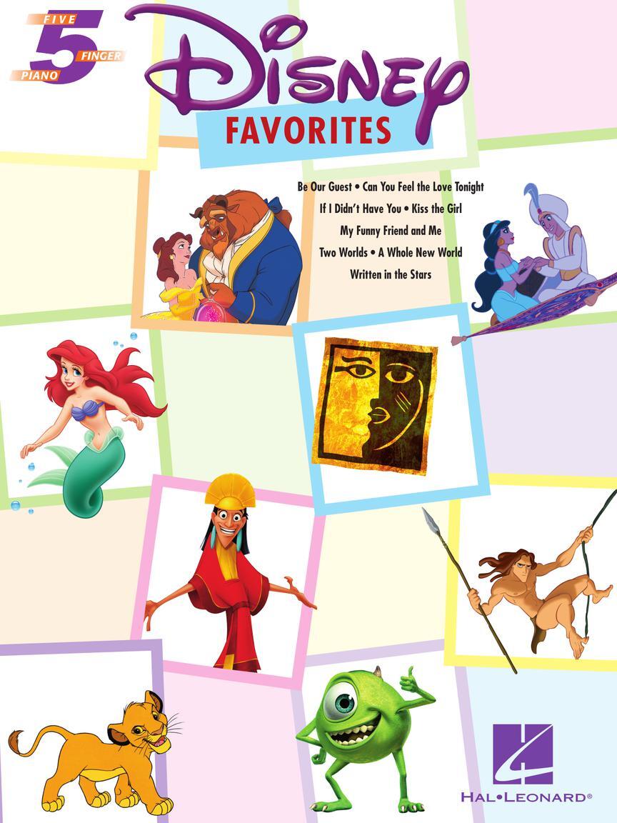 Cover: 73999859652 | Disney favorites | Five Finger Piano Songbook | Buch | 2004