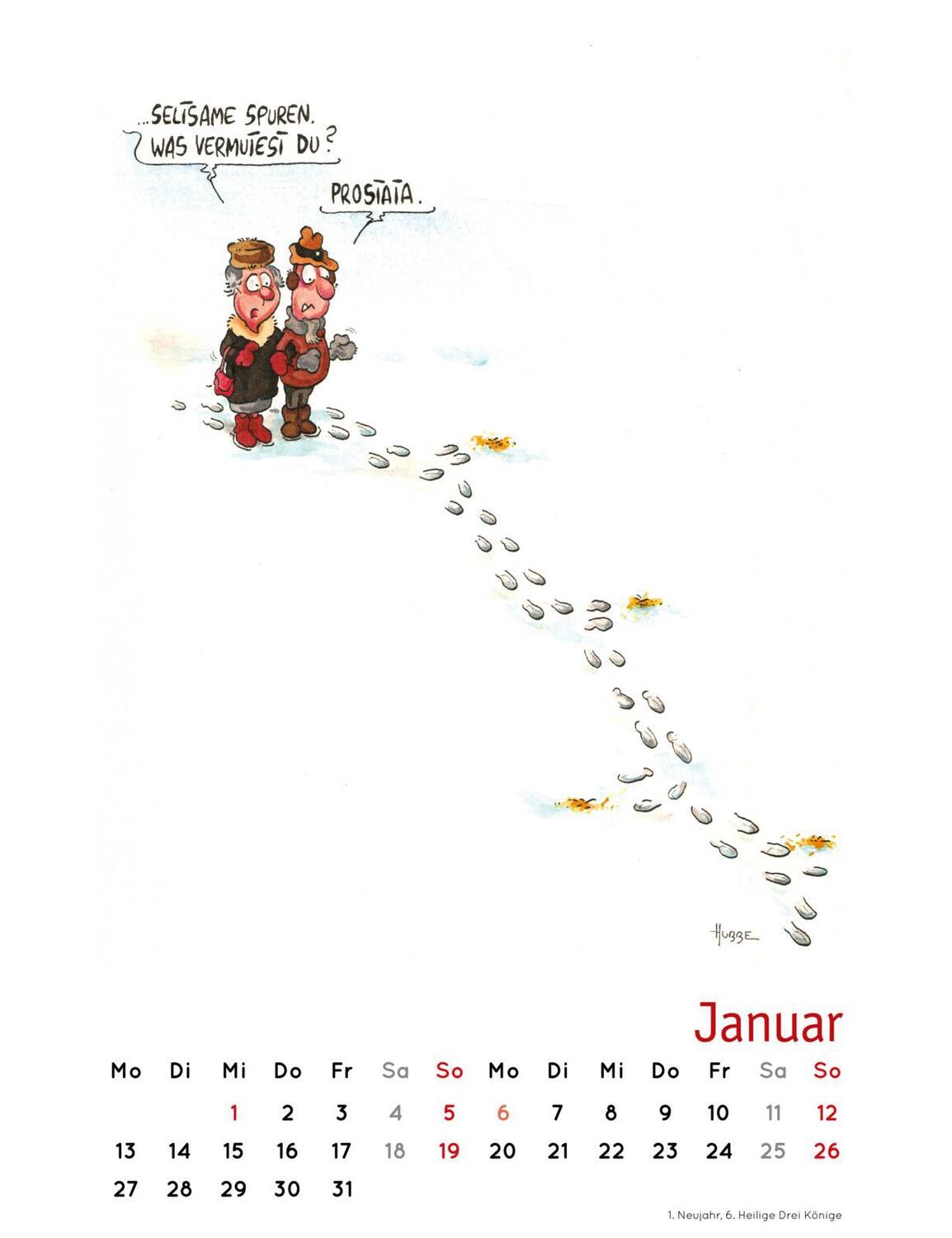 Bild: 9783830321385 | Handicaps 2025: Monatskalender für die Wand | Phil Hubbe | Kalender