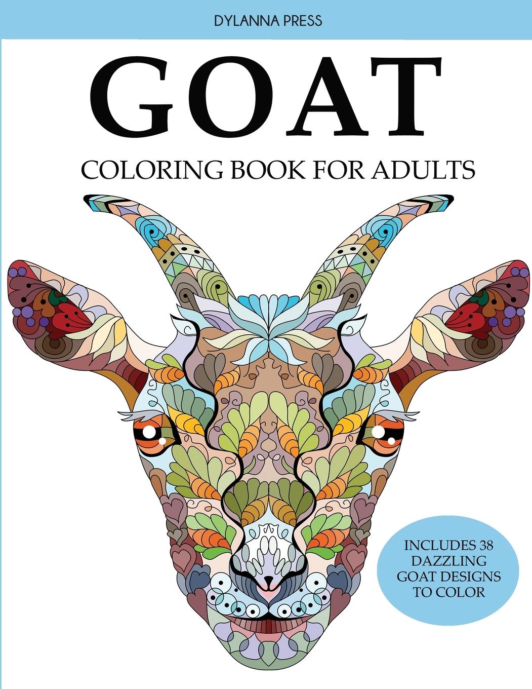 Cover: 9781647900342 | Goat Coloring Book for Adults | Dylanna Press | Taschenbuch | Englisch