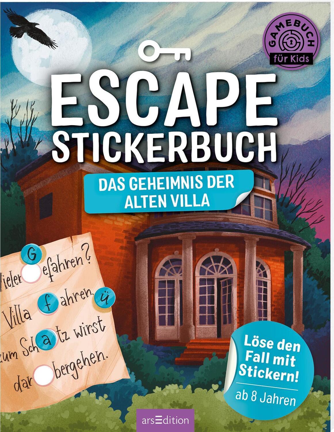 Cover: 9783845844886 | Escape-Stickerbuch - Das Geheimnis der alten Villa | Philip Kiefer