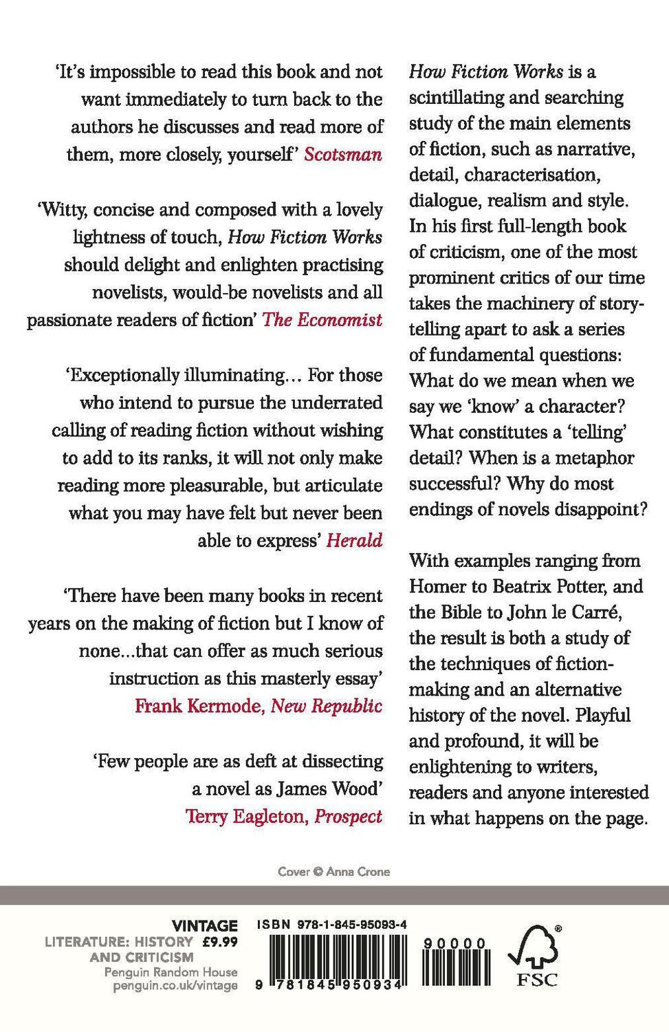 Rückseite: 9781845950934 | How Fiction Works | James Wood | Taschenbuch | Englisch | 2009
