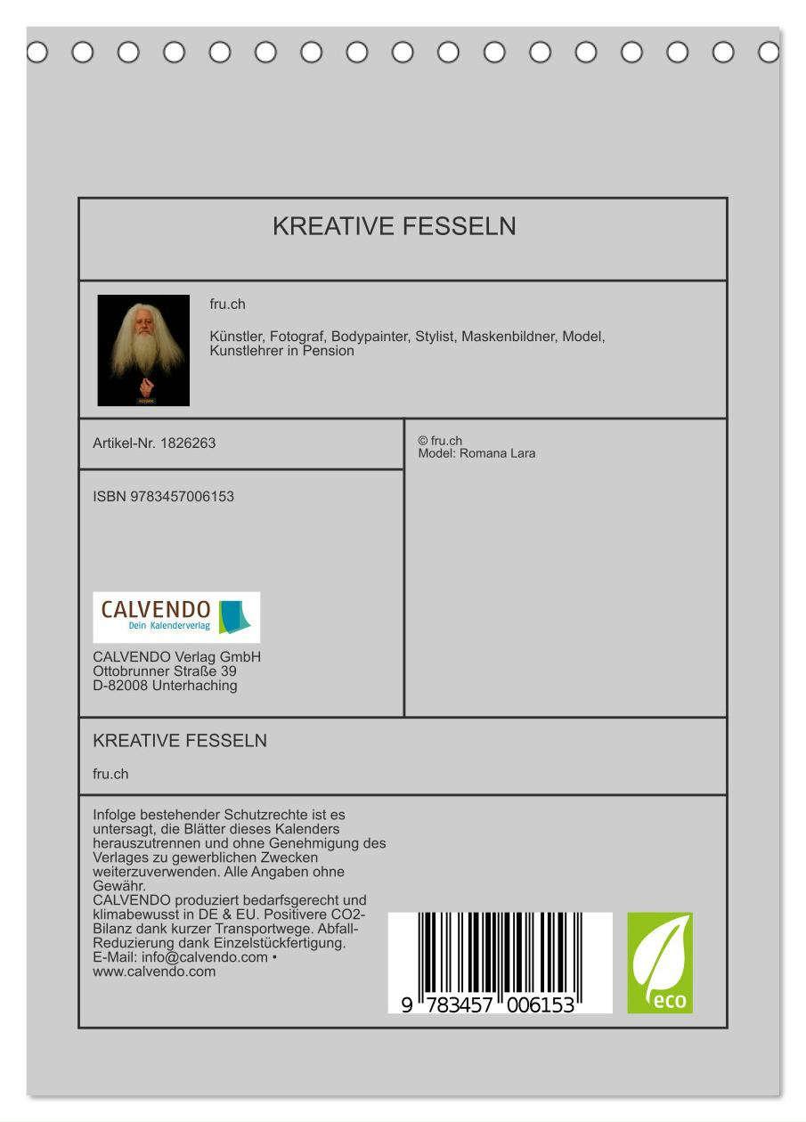 Bild: 9783457006153 | KREATIVE FESSELN (Tischkalender 2025 DIN A5 hoch), CALVENDO...