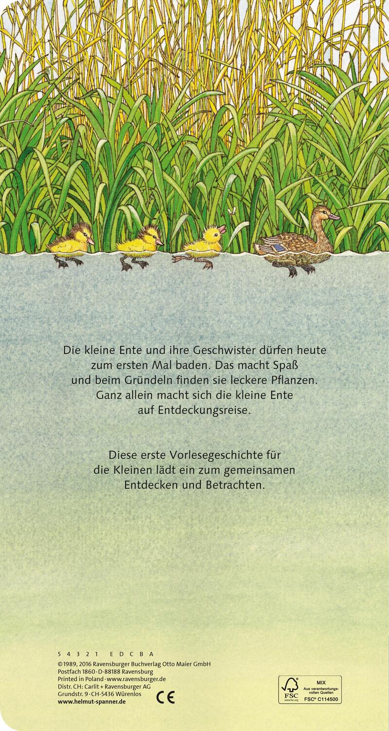 Rückseite: 9783473435487 | Ich bin die kleine Ente | Helmut Spanner | Buch | 24 S. | Deutsch