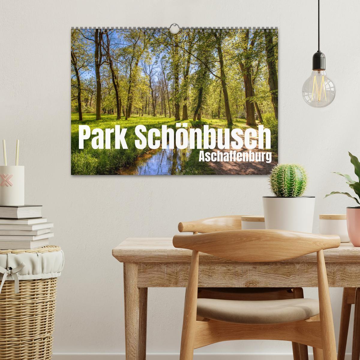 Bild: 9783383971105 | Park Schönbusch Aschaffenburg (Wandkalender 2025 DIN A3 quer),...