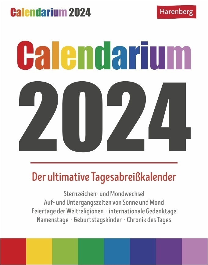 Cover: 9783840033117 | Calendarium Tagesabreißkalender 2024. Wissens-Kalender für jeden...
