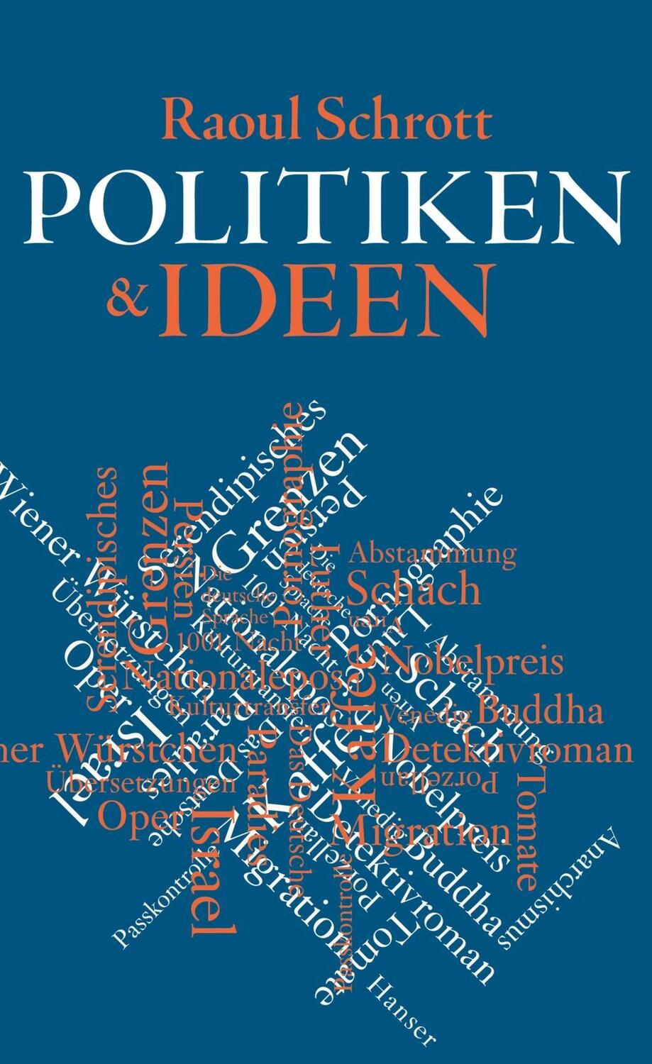 Cover: 9783446258228 | Politiken & Ideen | Essays | Raoul Schrott | Buch | 248 S. | Deutsch