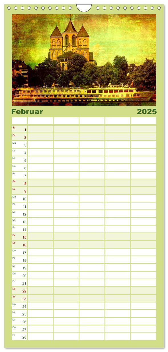 Bild: 9783457122259 | Familienplaner 2025 - Köln mit 5 Spalten (Wandkalender, 21 x 45 cm)...