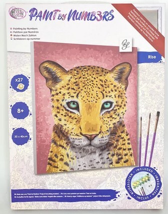 Cover: 5055865495862 | Craft Buddy PBN3040D - Paint by Numbers, Rise, Tiger, 30x40 cm | 2022