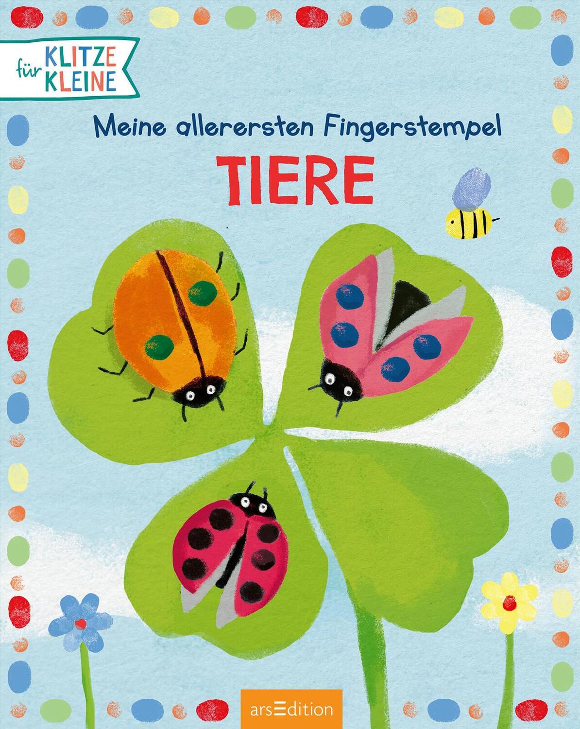 Bild: 9783845855677 | Meine allerersten Fingerstempel Tiere | Taschenbuch | Für Klitzekleine