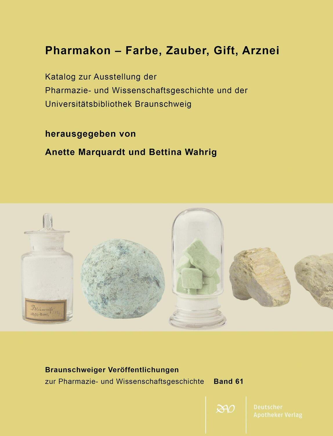 Cover: 9783769282924 | Pharmakon - Farbe, Zauber, Gift, Arznei | Anette Marquardt (u. a.)
