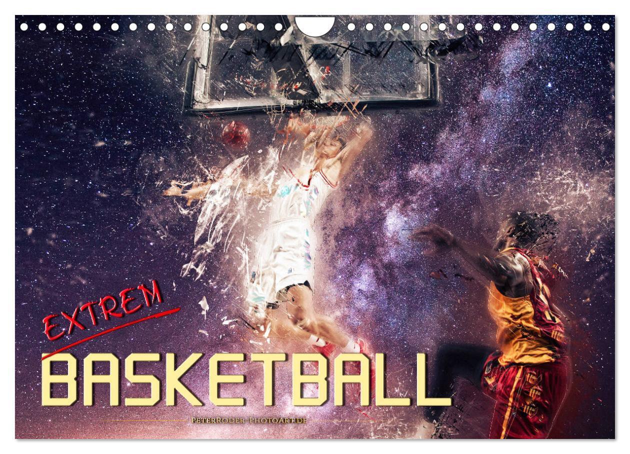 Cover: 9783675697355 | Basketball extrem (Wandkalender 2024 DIN A4 quer), CALVENDO...