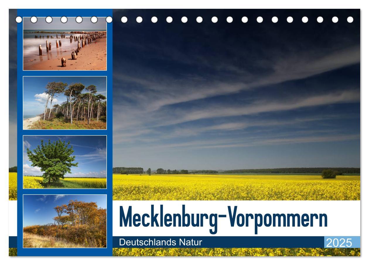 Cover: 9783435779208 | Mecklenburg-Vorpommern (Tischkalender 2025 DIN A5 quer), CALVENDO...