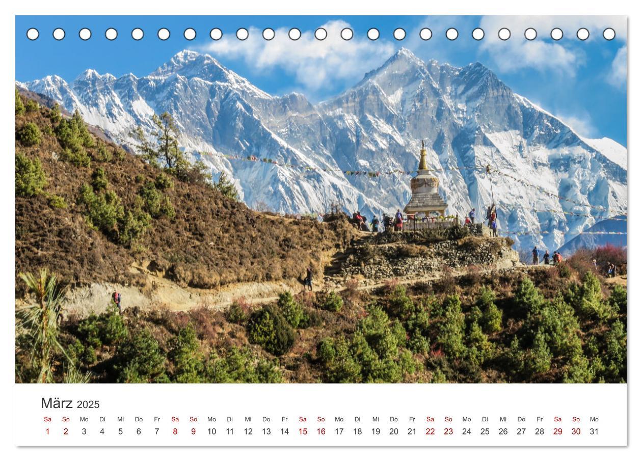 Bild: 9783435007653 | Nepal - Mitten im Himalaya (Tischkalender 2025 DIN A5 quer),...