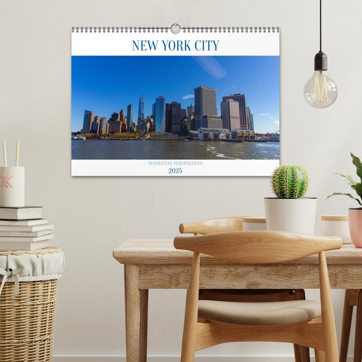 Bild: 9783383866180 | New York City Manhattan Perspektiven (Wandkalender 2025 DIN A3...