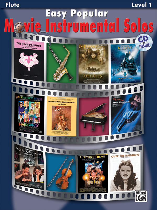 Cover: 38081307633 | Easy Popular Movie Instrumental Solos | Alfred Music Publications