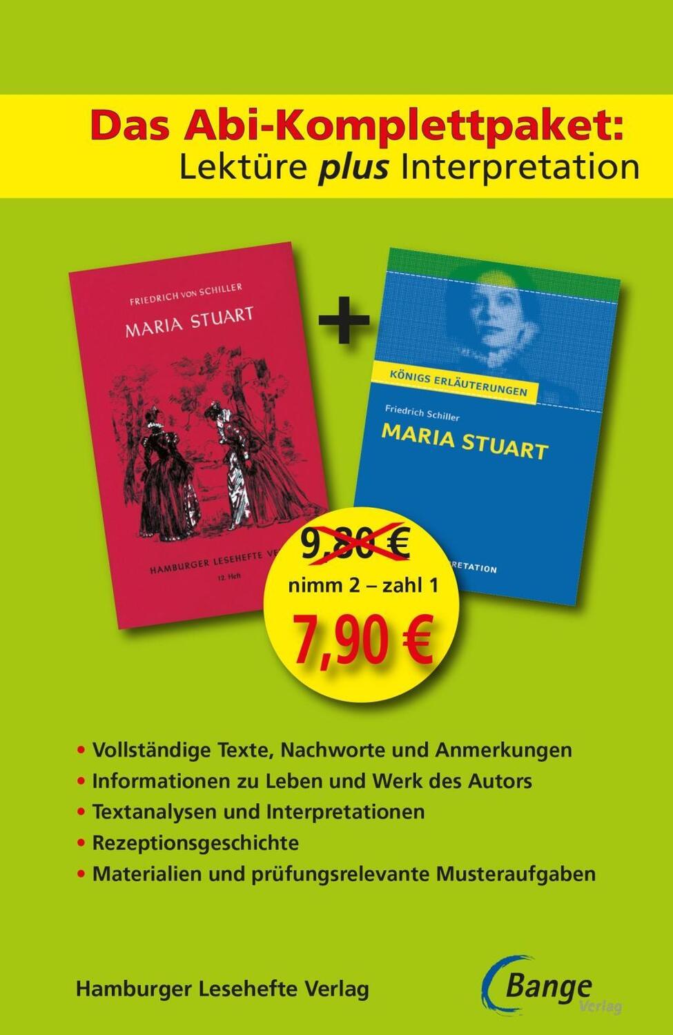 Cover: 9783804498235 | Maria Stuart - Lektüre plus Interpretation: Königs Erläuterung +...