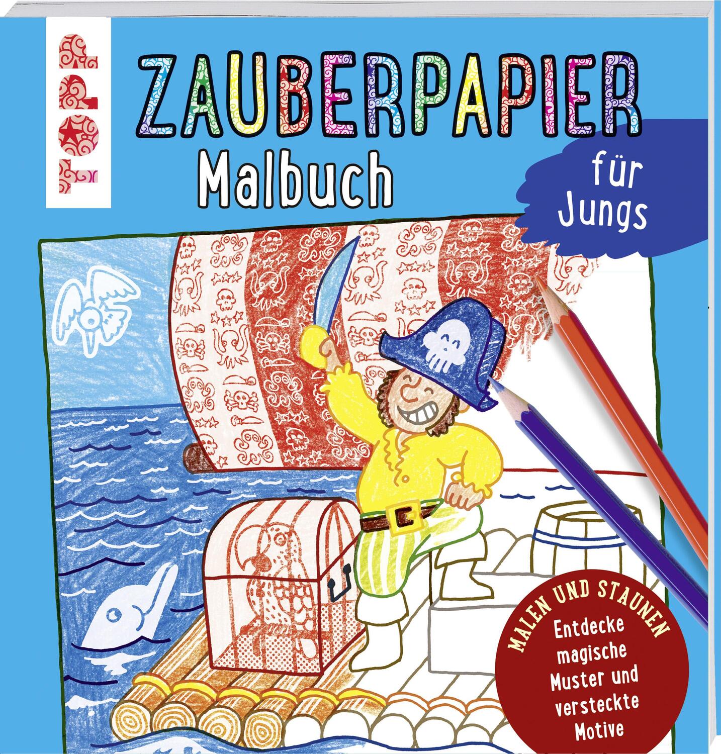 Cover: 9783772474941 | Zauberpapier Malbuch für Jungs | Norbert Pautner | Taschenbuch | 2019