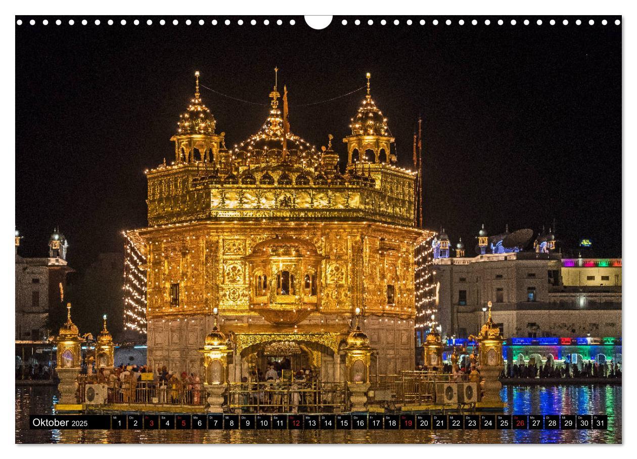 Bild: 9783435303595 | Amritsar - Der goldene Tempel (Wandkalender 2025 DIN A3 quer),...