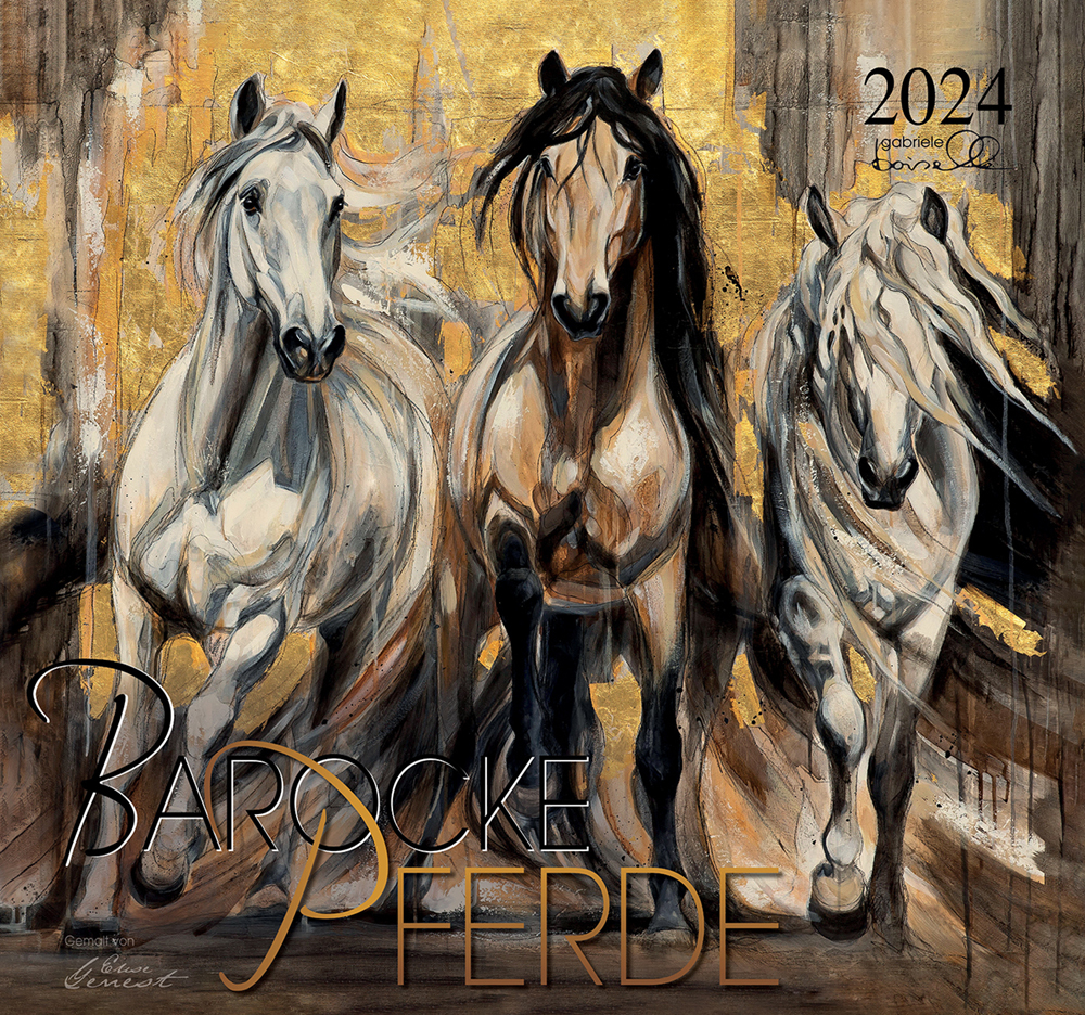 Cover: 9783964120649 | Barocke Pferde 2024, m. 1 Beilage | Gemalt von Elise Genest | Boiselle