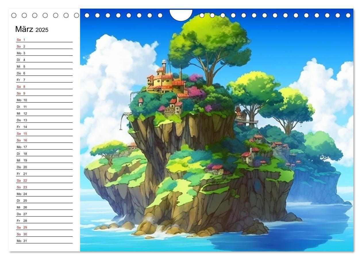 Bild: 9783383866418 | Anime Traumwelten (Wandkalender 2025 DIN A4 quer), CALVENDO...