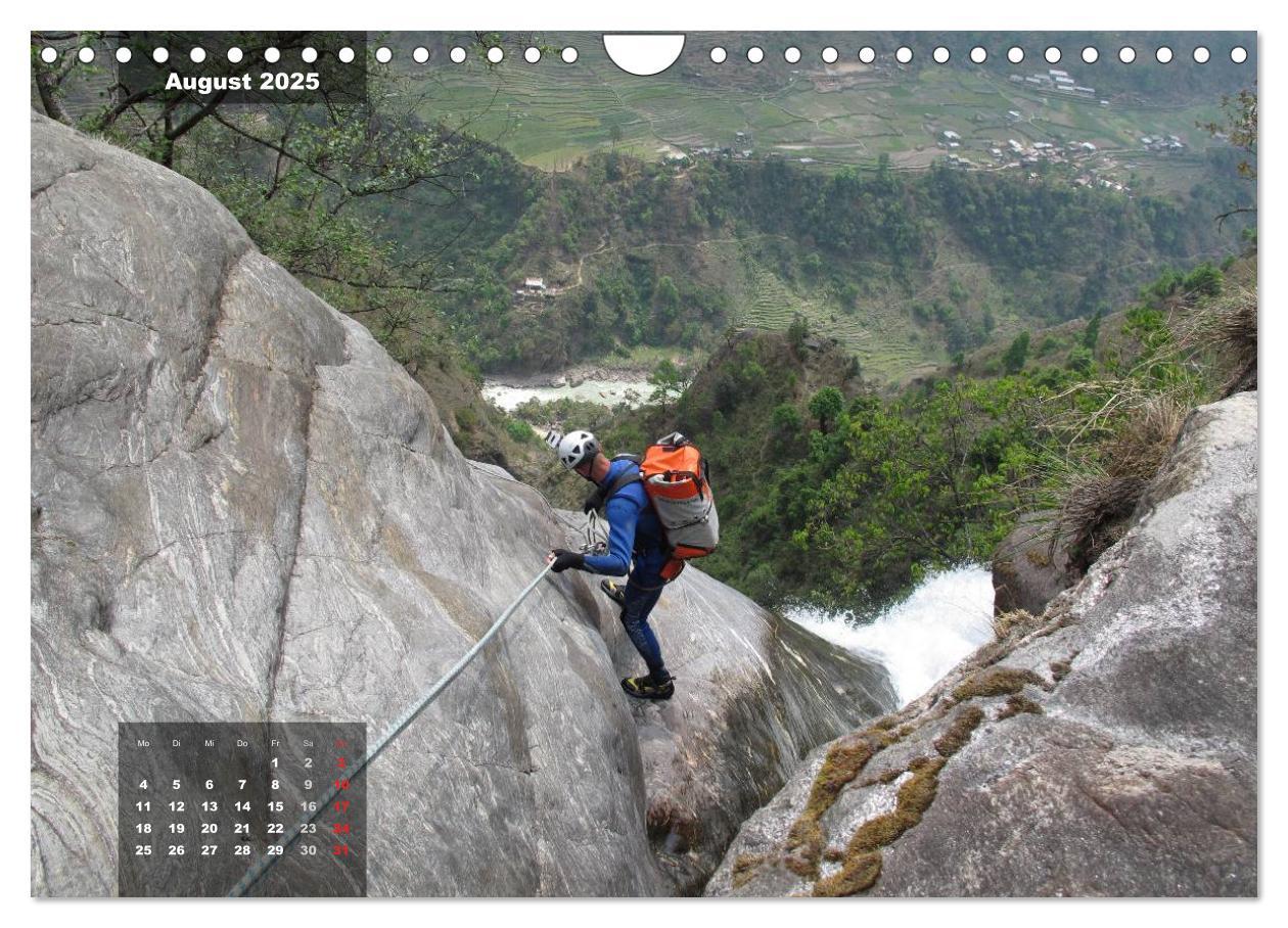 Bild: 9783435630561 | Abenteuer Canyoning (Wandkalender 2025 DIN A4 quer), CALVENDO...