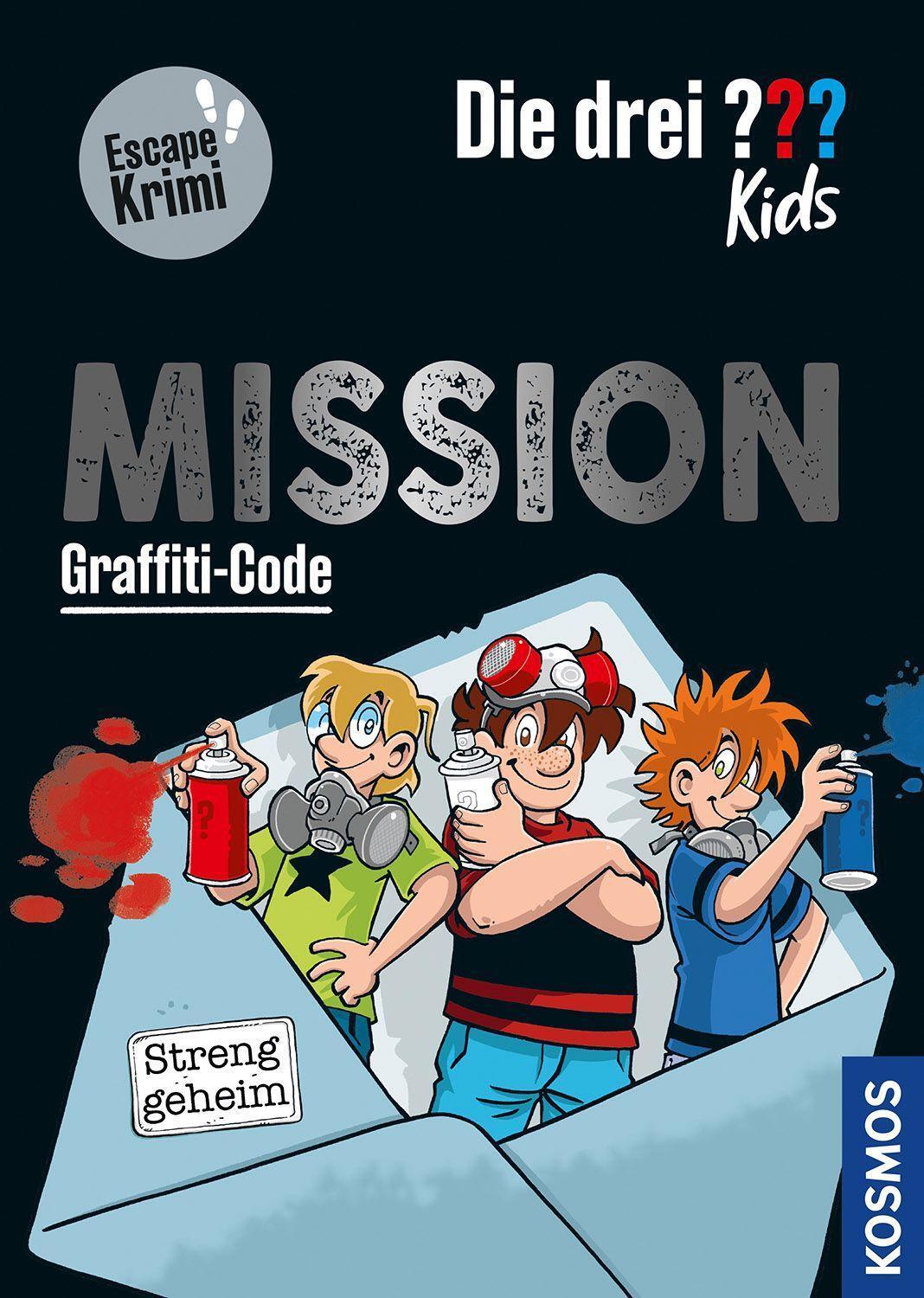 Cover: 9783440176382 | Die drei ??? Kids, Mission Graffiti-Code | Nina Schiefelbein | Buch