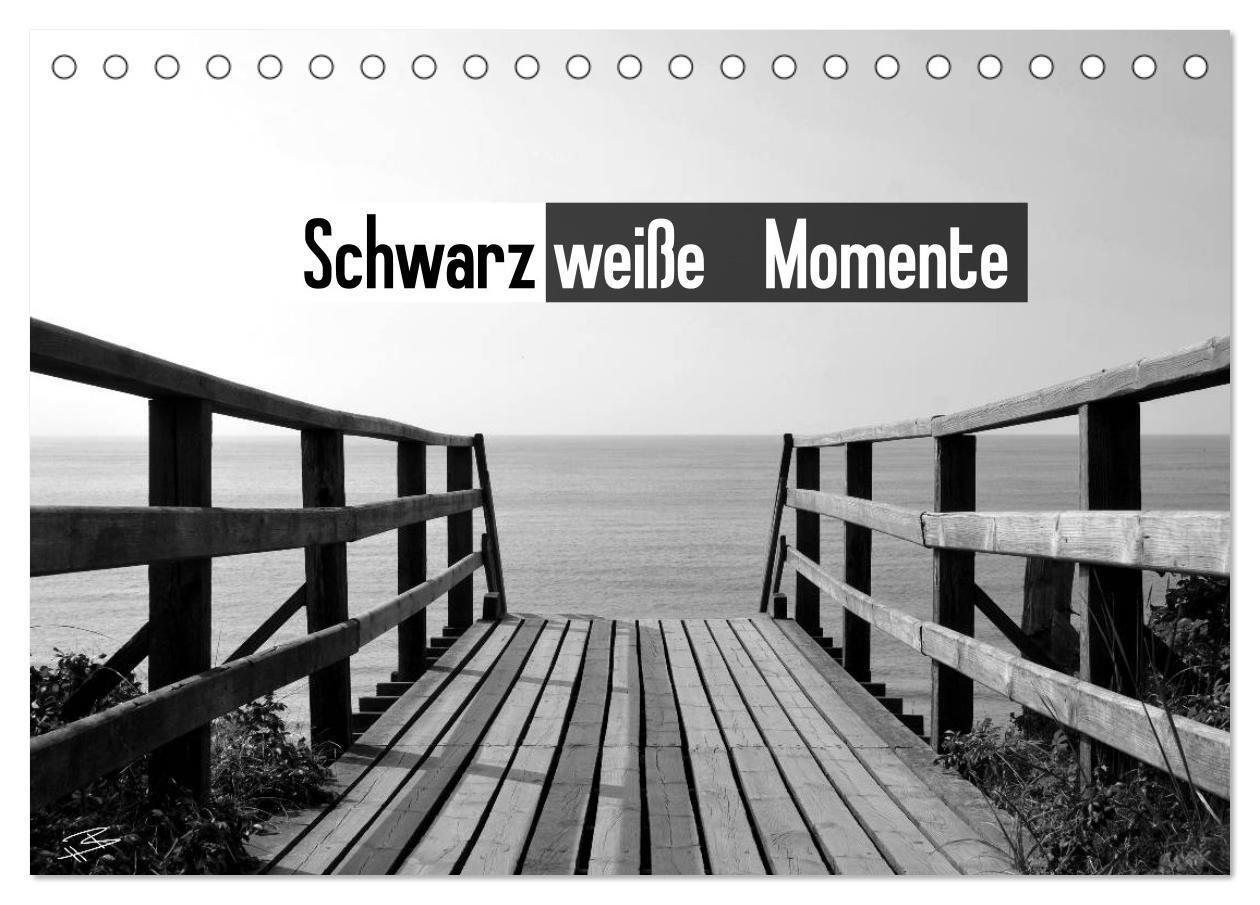 Cover: 9783383577703 | Schwarzweiße Momente (Tischkalender 2024 DIN A5 quer), CALVENDO...