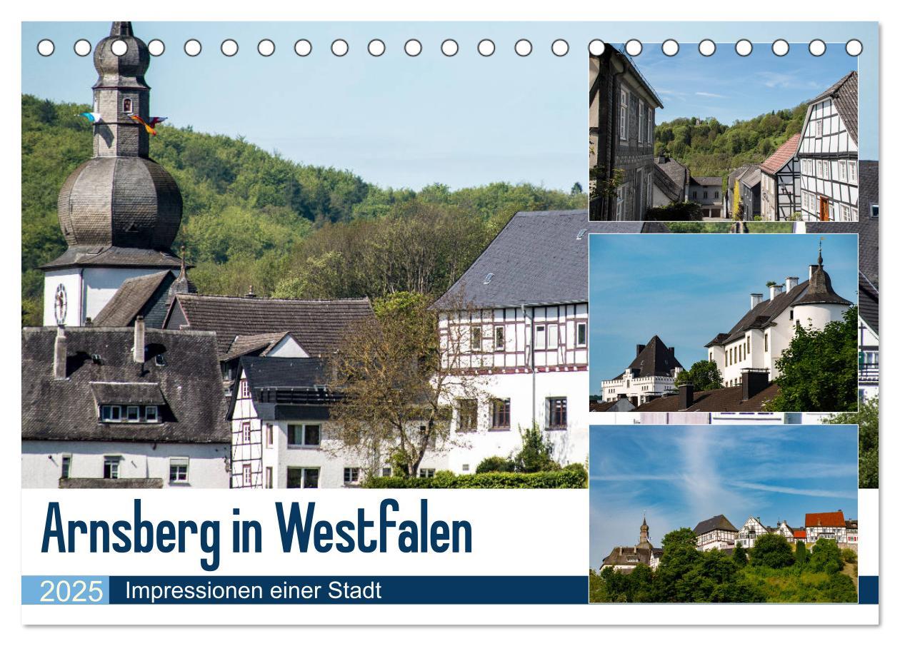 Cover: 9783435366934 | Arnsberg in Westfalen (Tischkalender 2025 DIN A5 quer), CALVENDO...