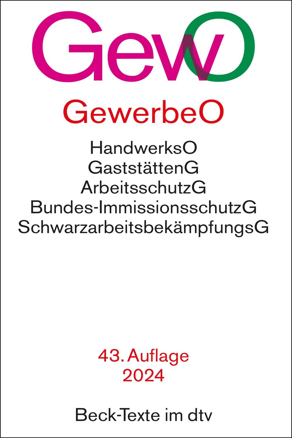 Cover: 9783423532716 | Gewerbeordnung | Taschenbuch | dtv-Taschenbücher Beck Texte | 770 S.